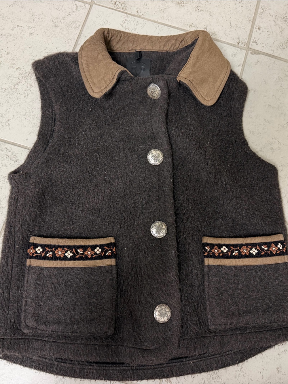 Wooly Bully vest Women’s Size Large Australian Western Cabincore
